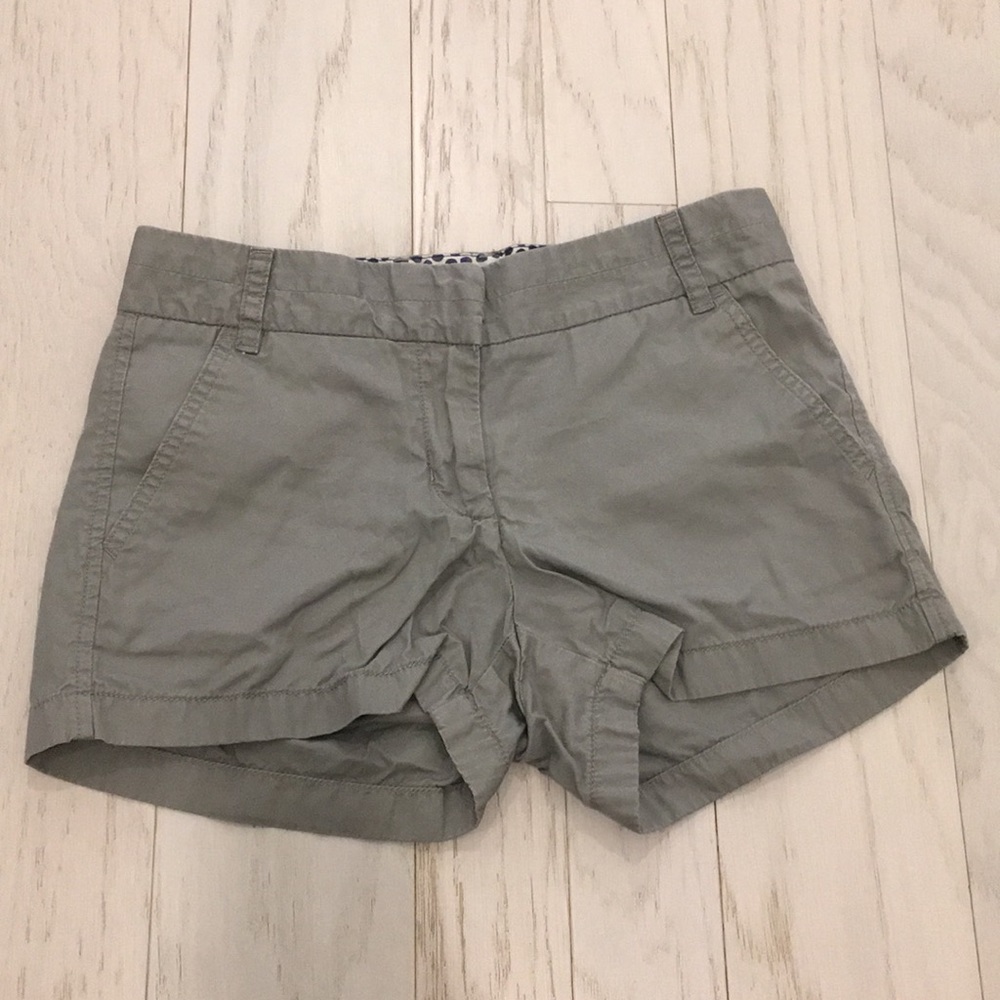 J. Crew Chino Shorts - Grey - size 0